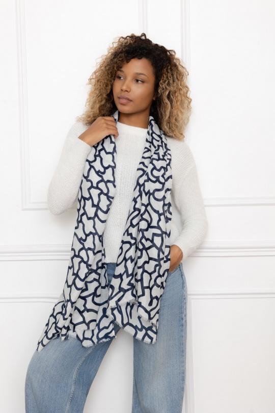 Foulard Accessori Blue M&P ACCESSOIRES C263 Efashion Paris