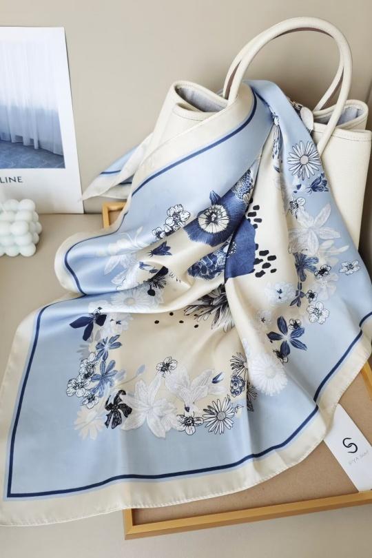 Fulares Complementos Blue M&P ACCESSOIRES 70FJ448 Efashion Paris
