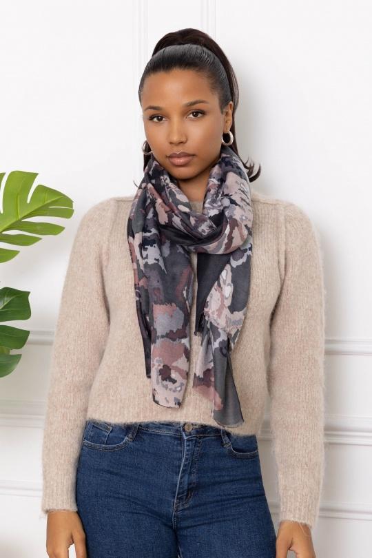 Fulares Complementos Grey M&P ACCESSOIRES C201 Efashion Paris