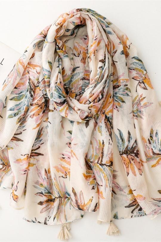 Foulard Accessori Beige M&P ACCESSOIRES Y197 Efashion Paris