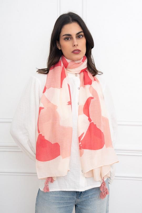 Foulards Accessoires Bleu M&P ACCESSOIRES AZ33 Efashion Paris