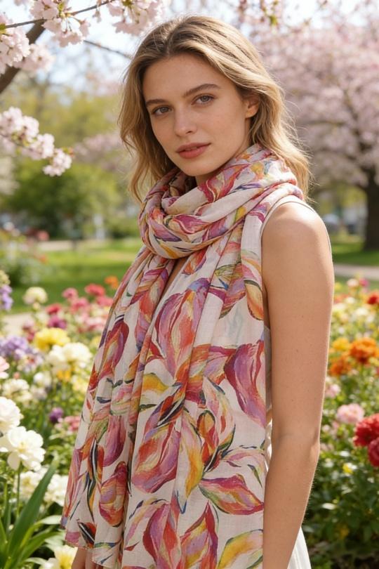 Foulards Accessoires Multicolore M&P ACCESSOIRES C286 Efashion Paris