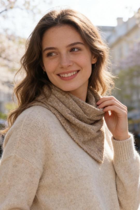 Sciarpe Accessori Taupe M&P ACCESSOIRES ZY1807 Efashion Paris