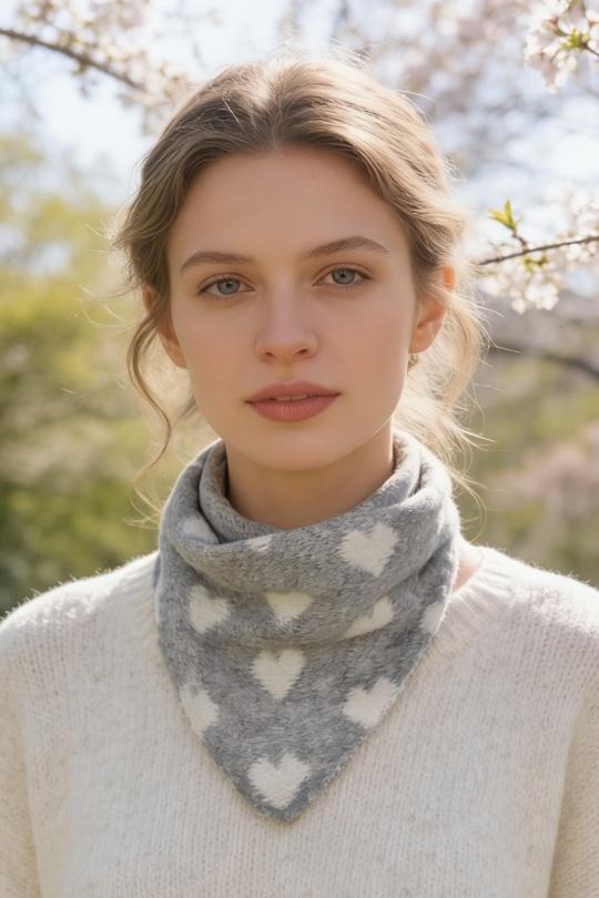 Écharpes Accessoires Beige M&P ACCESSOIRES ZY1209 Efashion Paris