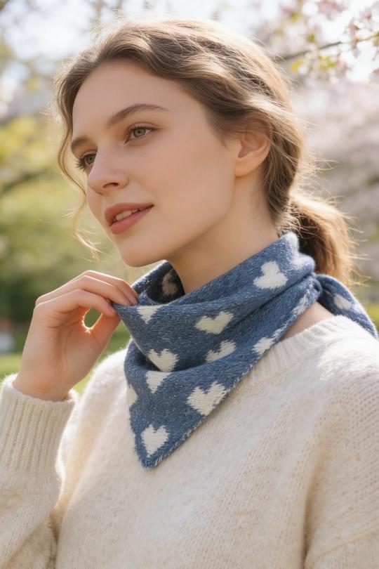 Écharpes Accessoires Beige M&P ACCESSOIRES ZY1209 Efashion Paris