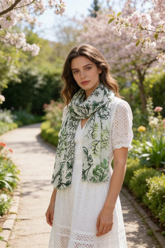 Foulards Accessoires Bleu M&P ACCESSOIRES C267 Efashion Paris