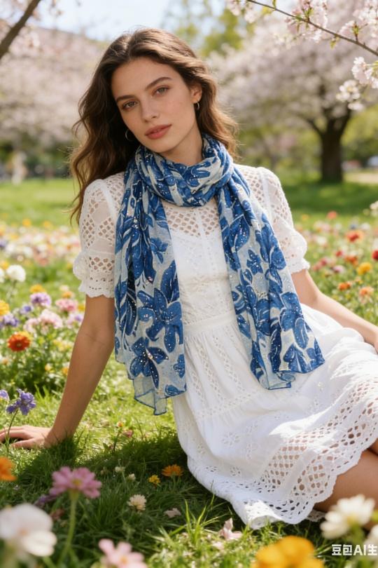 Foulards Accessoires Rose M&P ACCESSOIRES C279 Efashion Paris