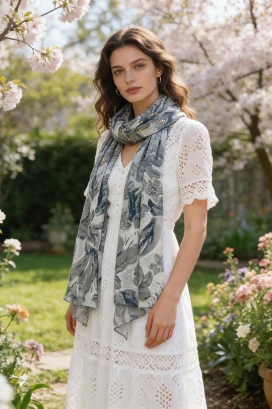 Foulards Accessoires Rose M&P ACCESSOIRES C279 Efashion Paris