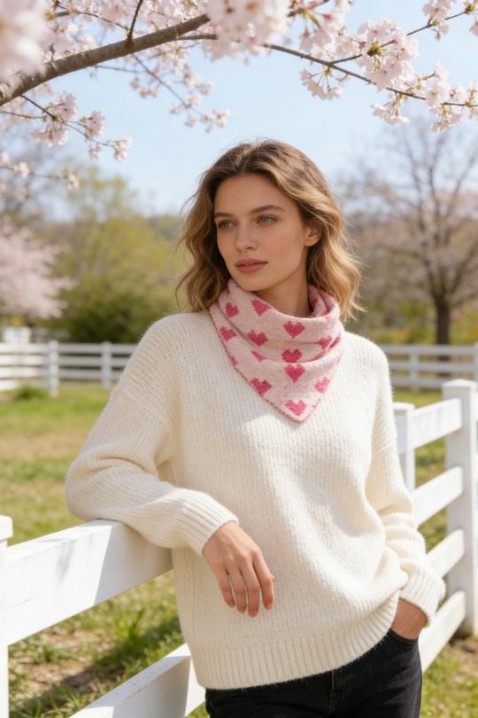 Écharpes Accessoires Beige M&P ACCESSOIRES ZY1209 Efashion Paris