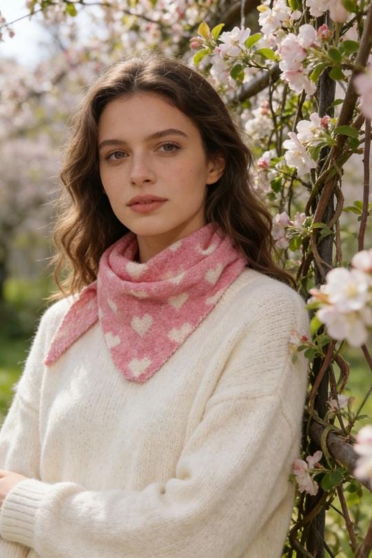 Écharpes Accessoires Beige M&P ACCESSOIRES ZY1209 Efashion Paris