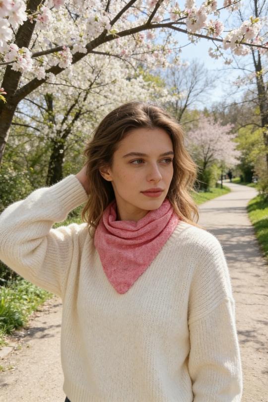 Écharpes Accessoires Taupe M&P ACCESSOIRES ZY1807 Efashion Paris