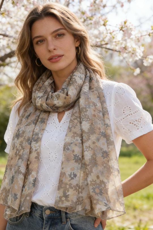 Foulards Accessoires FUCHSIA M&P ACCESSOIRES C282 Efashion Paris