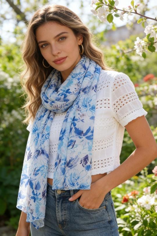 Foulards Accessoires Orange M&P ACCESSOIRES C289 Efashion Paris