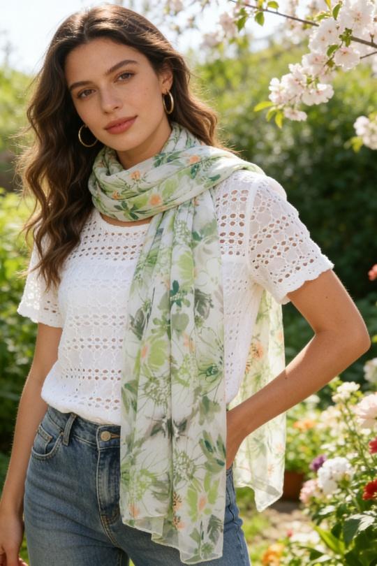 Foulards Accessoires Orange M&P ACCESSOIRES C289 Efashion Paris