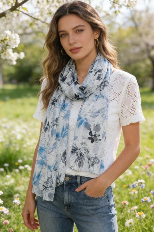 Foulards Accessoires Orange M&P ACCESSOIRES C289 Efashion Paris