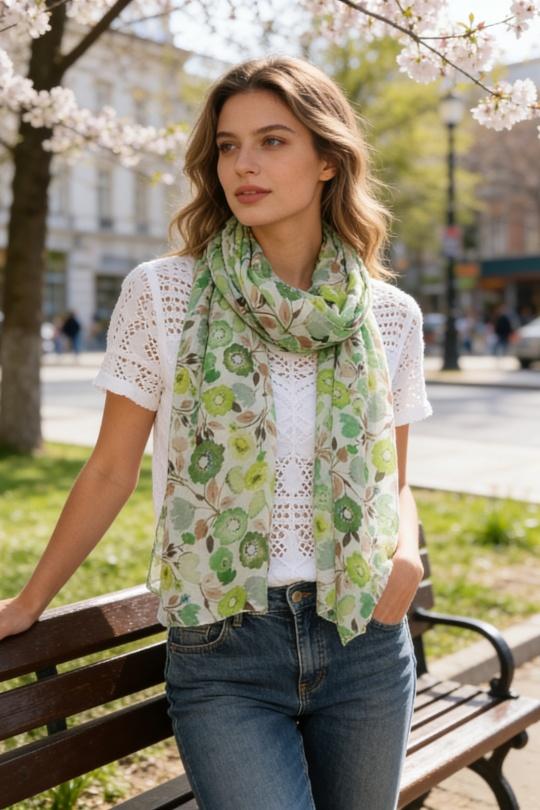 Foulards Accessoires FUCHSIA M&P ACCESSOIRES C298 Efashion Paris