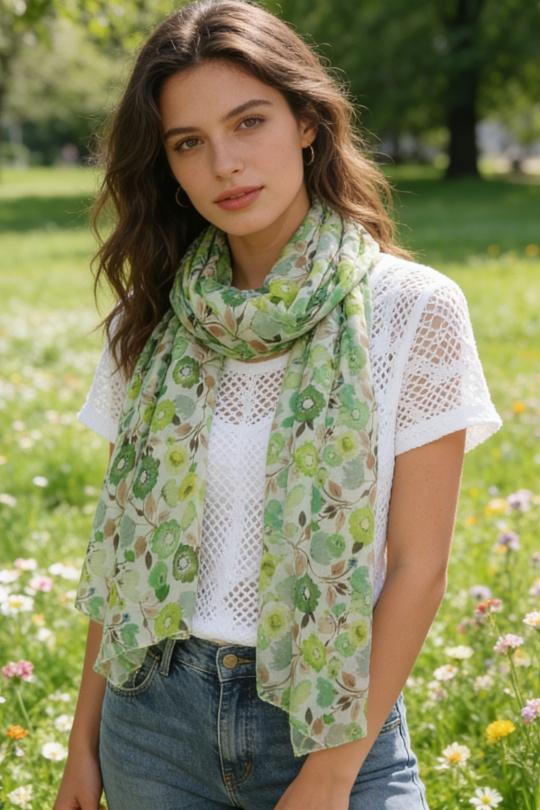 Foulards Accessoires FUCHSIA M&P ACCESSOIRES C298 Efashion Paris