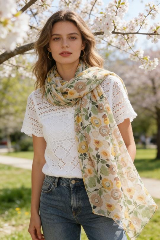 Foulards Accessoires FUCHSIA M&P ACCESSOIRES C298 Efashion Paris