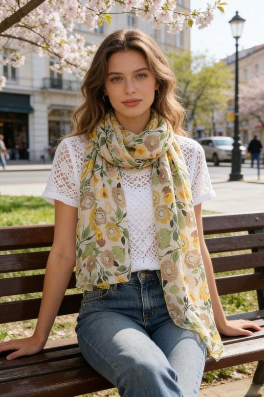 Foulards Accessoires FUCHSIA M&P ACCESSOIRES C298 Efashion Paris