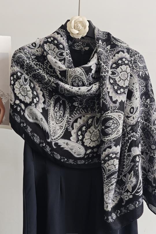 Foulards Accessories Navy blue M&P ACCESSOIRES LM417 Efashion Paris