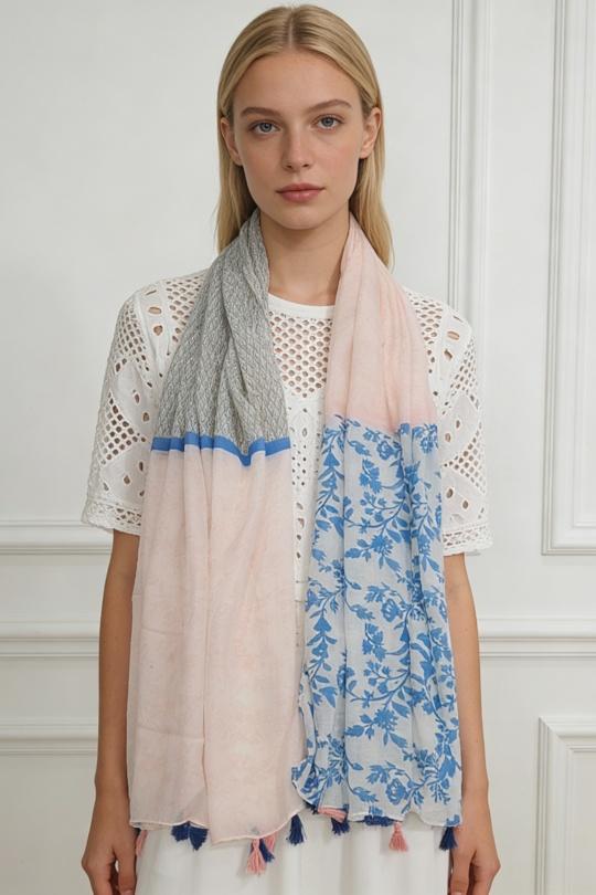 Foulards Accessoires Bleu ciel M&P ACCESSOIRES A36 Efashion Paris