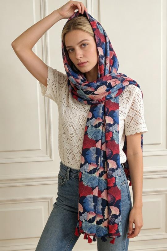Foulards Accessoires Marine M&P ACCESSOIRES A33 Efashion Paris