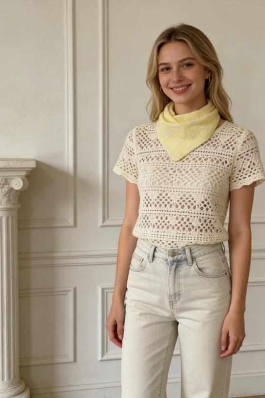 Écharpes Accessoires Beige M&P ACCESSOIRES ZY1209 Efashion Paris