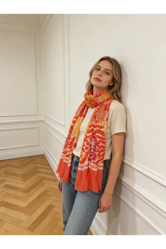 Foulards Accessoires Bleu M&P ACCESSOIRES MLP01 Efashion Paris