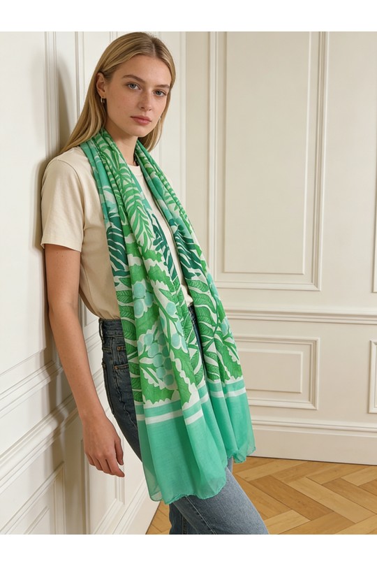 Foulards Accessoires Bleu M&P ACCESSOIRES MLP01 Efashion Paris