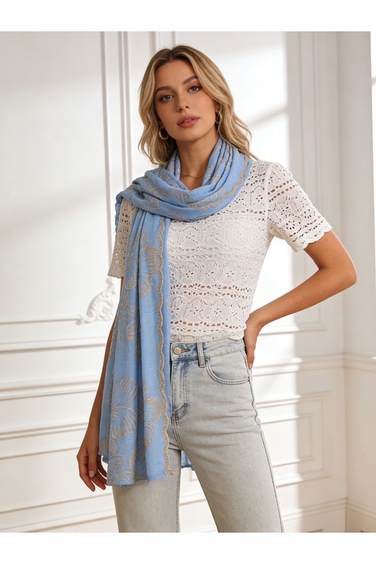 Fulares Complementos White M&P ACCESSOIRES AG0309 Efashion Paris