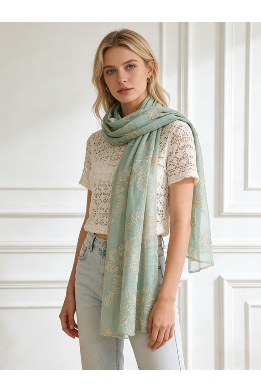 Fulares Complementos White M&P ACCESSOIRES AG0309 Efashion Paris