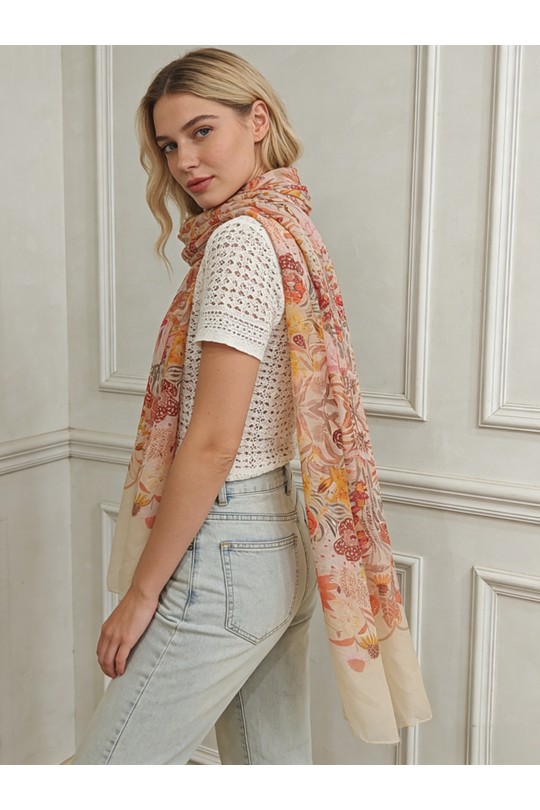 Fulares Complementos Beige M&P ACCESSOIRES MLP05 Efashion Paris