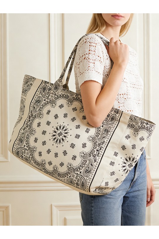 Cabas Maroquinerie Blanc M&P ACCESSOIRES PL2129 Efashion Paris