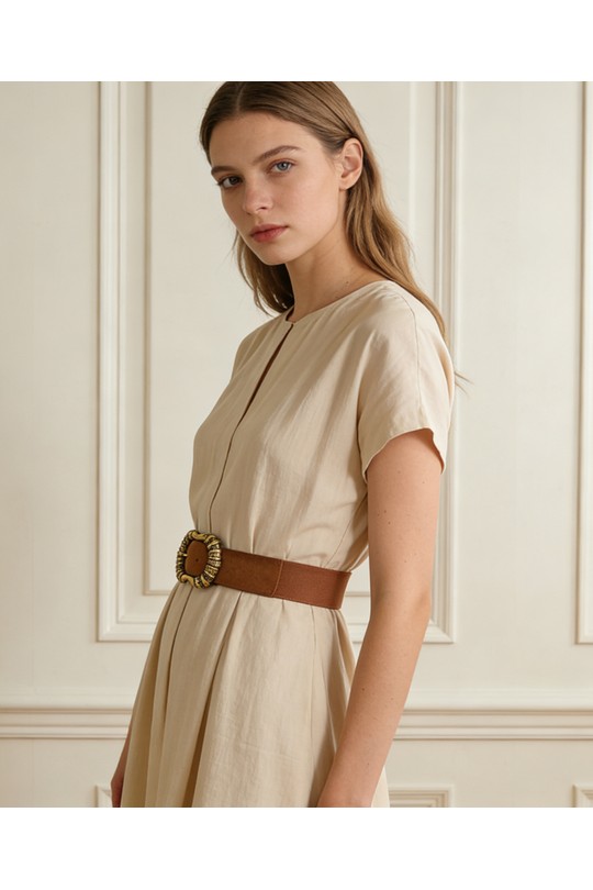 Cinturones Complementos Beige M&P ACCESSOIRES DH0109 Efashion Paris