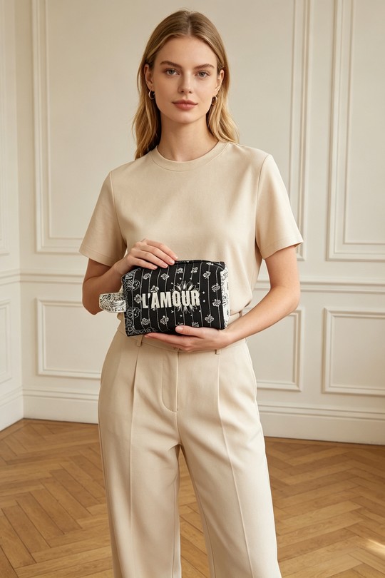 Petite maroquinerie Maroquinerie Kaki M&P ACCESSOIRES PL1912 Efashion Paris