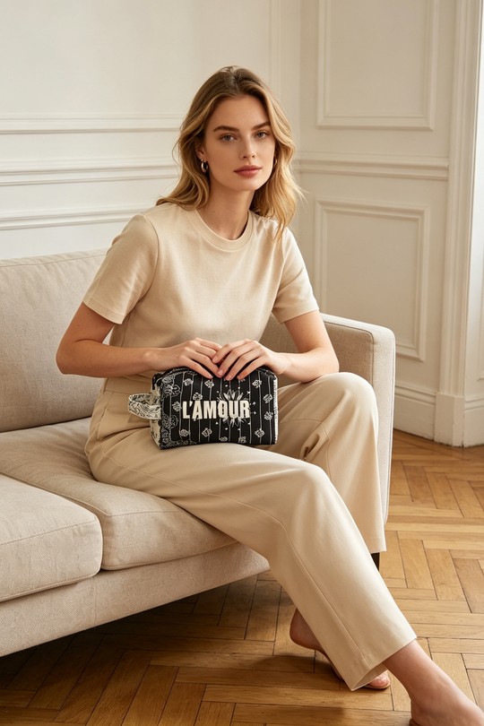 Petite maroquinerie Maroquinerie Kaki M&P ACCESSOIRES PL1912 Efashion Paris