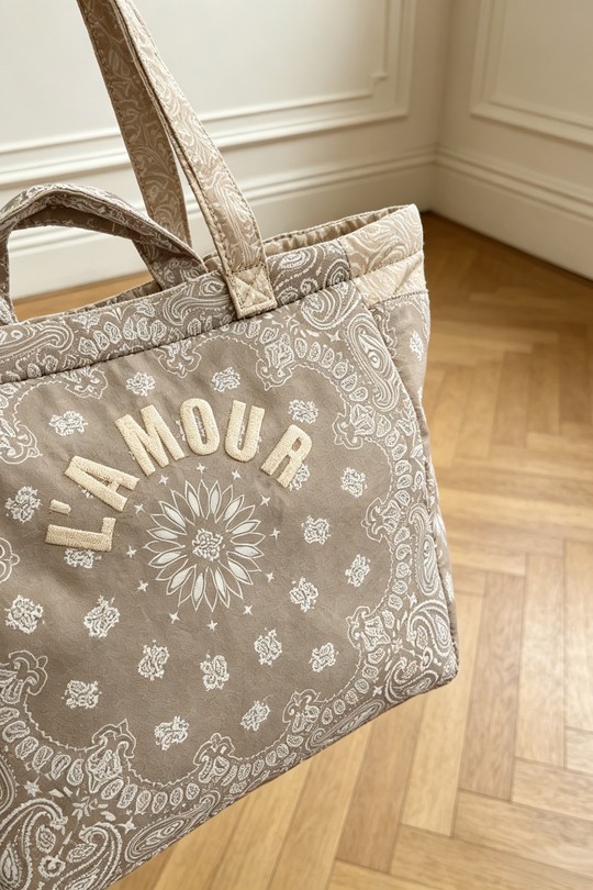 Cabas Maroquinerie Bleu M&P ACCESSOIRES PL1639 Efashion Paris