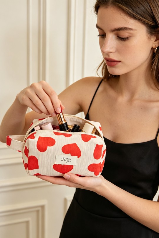 Pochettes Maroquinerie Rouge M&P ACCESSOIRES QM2109 Efashion Paris