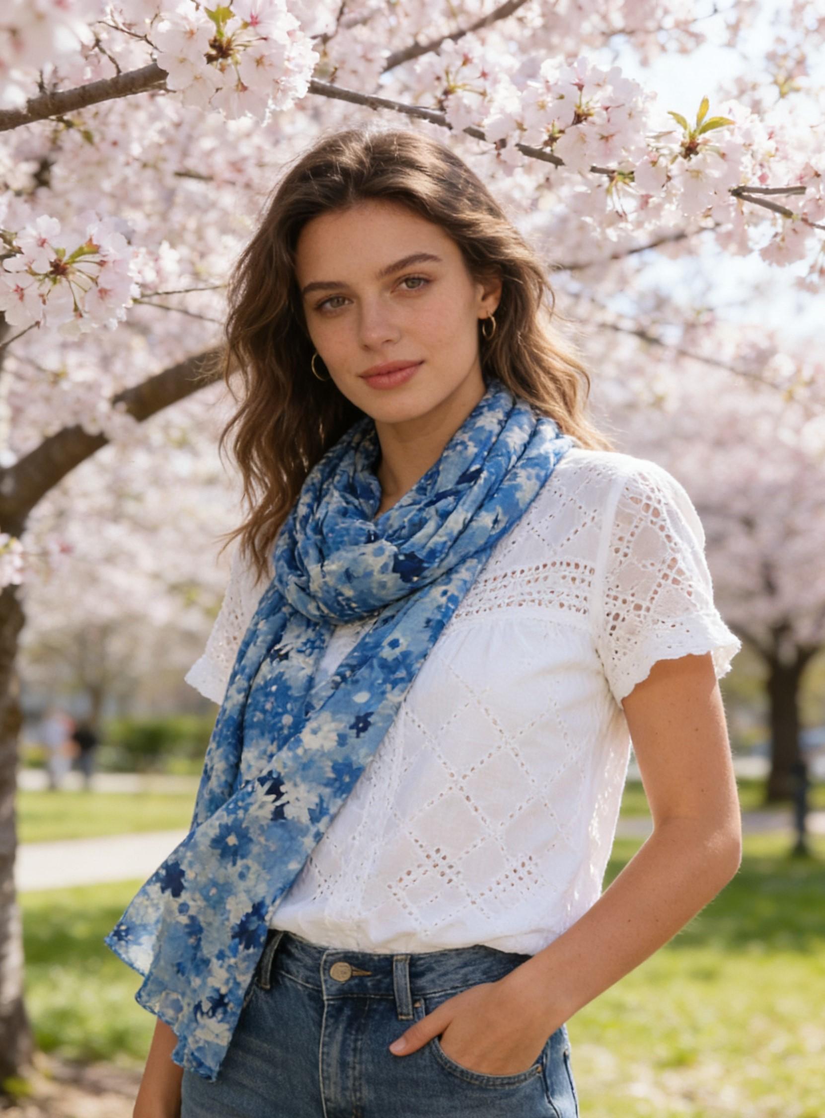 Foulards Accessoires FUCHSIA M&P ACCESSOIRES C282 #c Efashion Paris