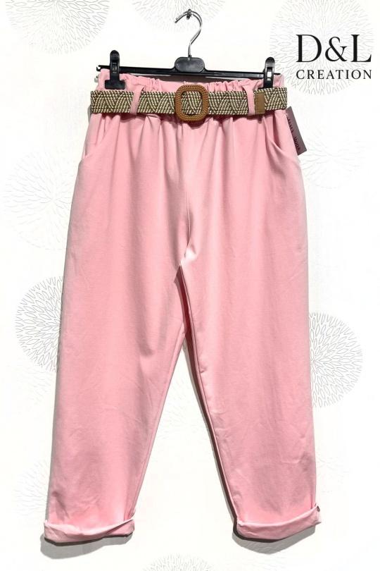 Trousers Women Green water D&L CREATION WF37611 Efashion Paris