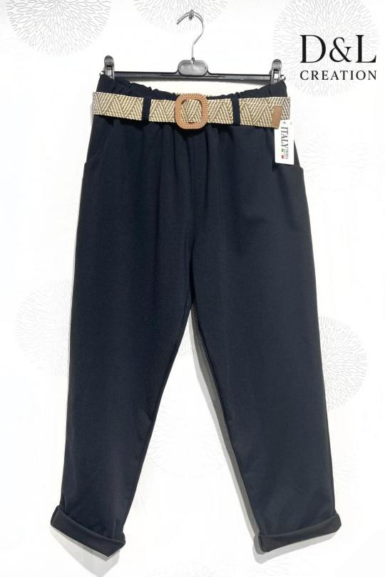 Trousers Women Green water D&L CREATION WF37611 Efashion Paris