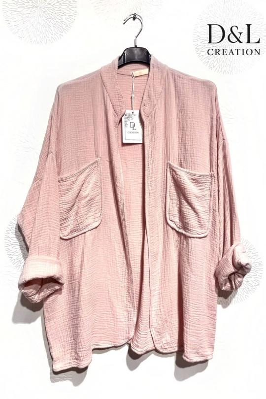 Gilets Femme FUCHSIA D&L CREATION HF26002 Efashion Paris