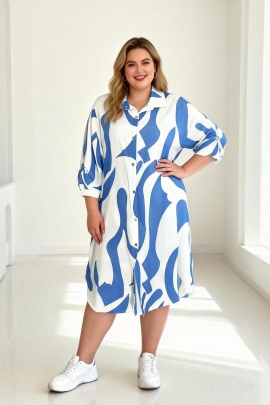 Robes & Combinaisons Femme Bleu D&L CREATION NS9671 Efashion Paris