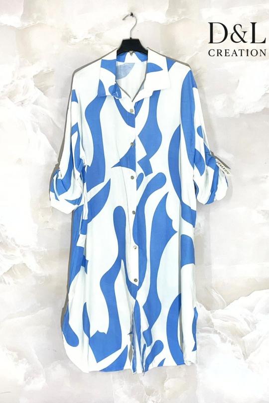 Robes & Combinaisons Femme Bleu D&L CREATION NS9671 Efashion Paris