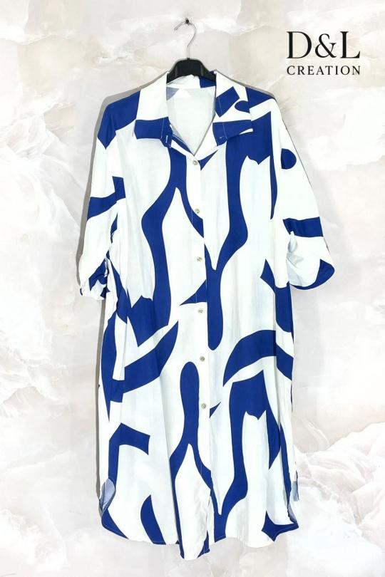 Robes & Combinaisons Femme Bleu D&L CREATION NS9671 Efashion Paris