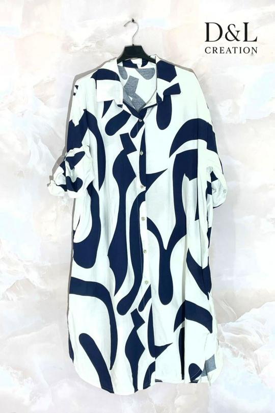 Robes & Combinaisons Femme Bleu D&L CREATION NS9671 Efashion Paris