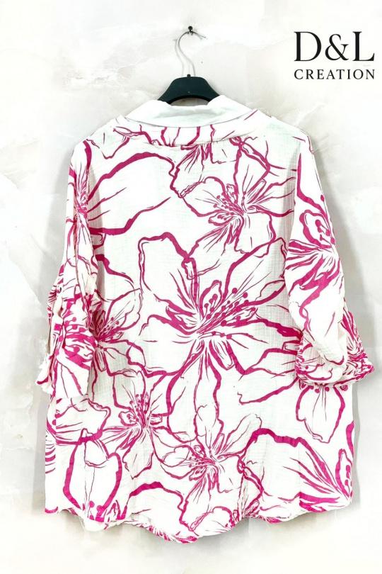 Chemises & blouses Femme FUCHSIA D&L CREATION NS9677 Efashion Paris