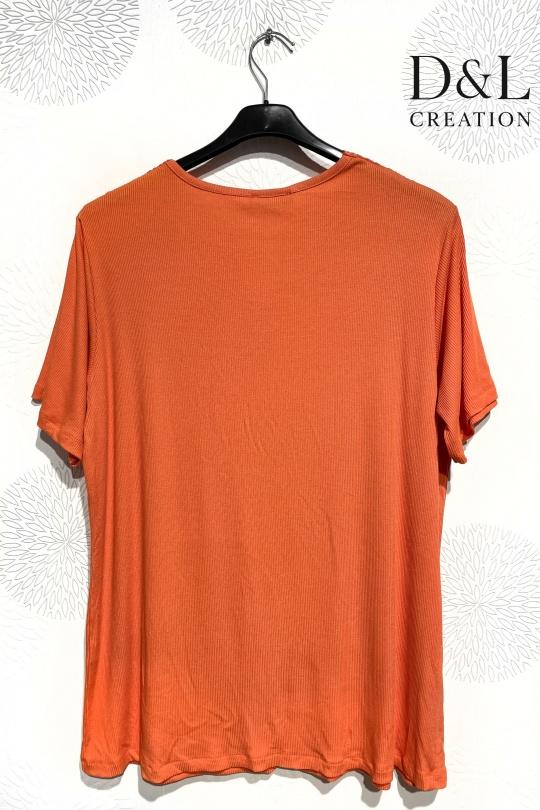 T-shirts Femme Bleu roi D&L CREATION BSQ6285 Efashion Paris