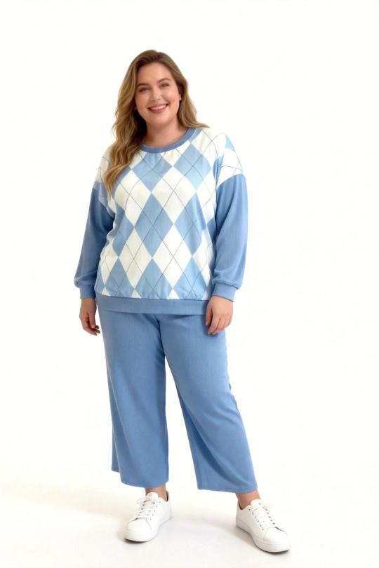 Ensembles Femme Bleu D&L CREATION AL26008 Efashion Paris