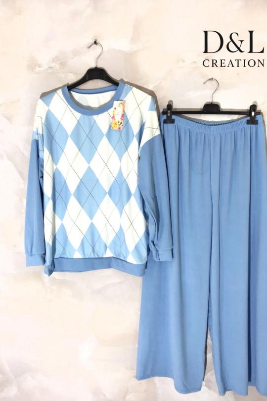 Ensembles Femme Bleu D&L CREATION AL26008 Efashion Paris